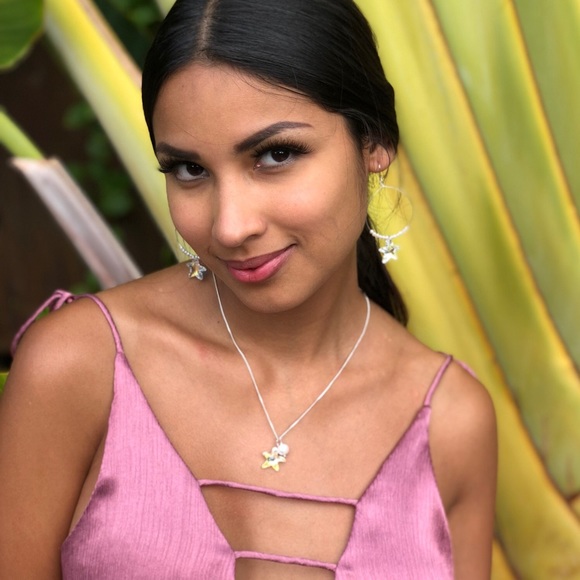 Freshwater Pearl&Swarovski Necklace & Earring SET - Picture 2 of 8